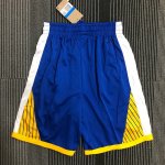 NBA Golden State Warriors 75th anniversary shorts bleu